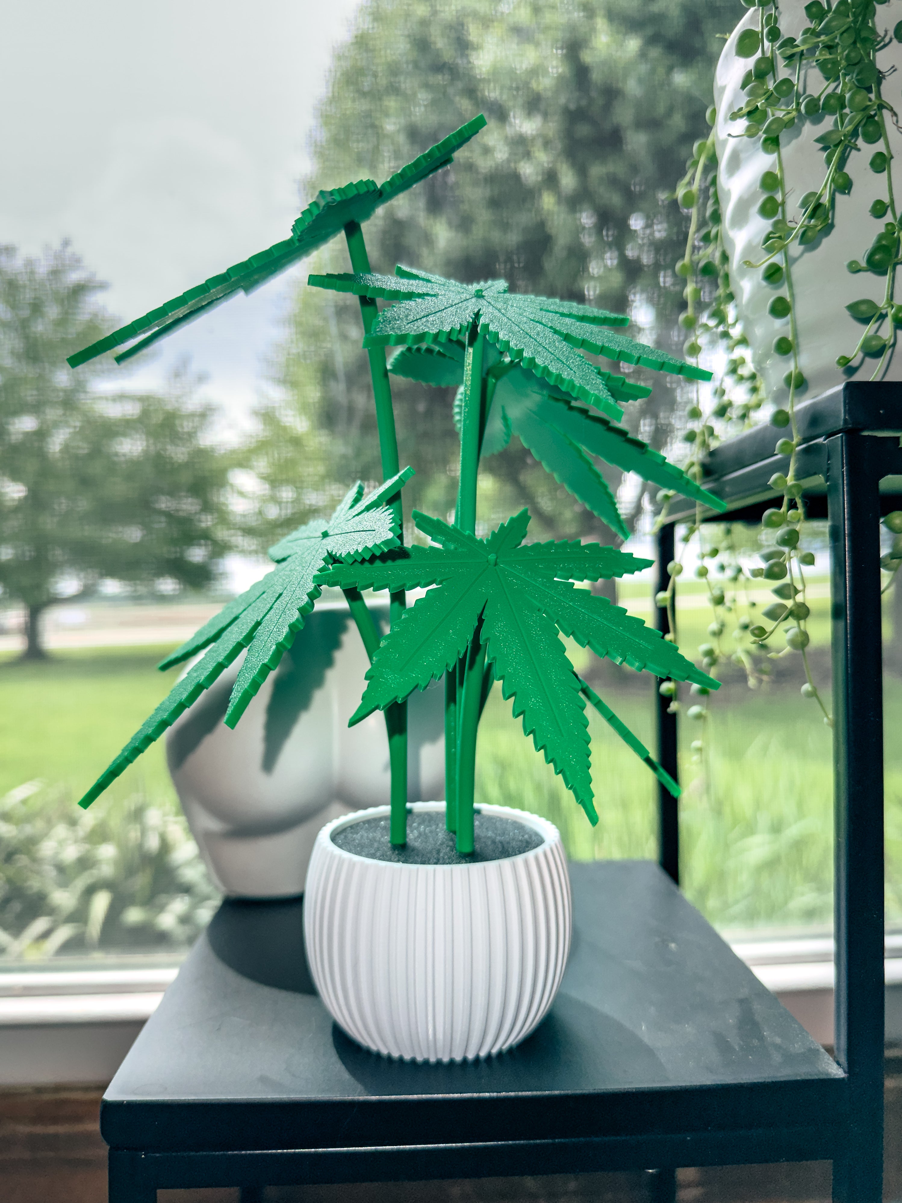 Pot coaster Plant 3D Printed